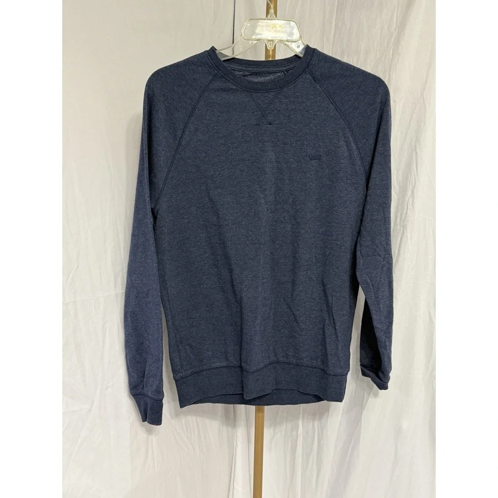 Levi's Mens‎ Medium Blue Long Sleeve Crewneck Sweater Sweatshirt Preowned